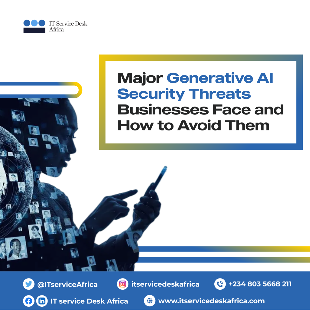 Major Generative AI Security Threats Businesses Face and How to Avoid Them
